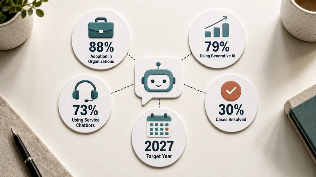 NLP Chatbots in Business Adoption Rates, Growth, and Industry Insights