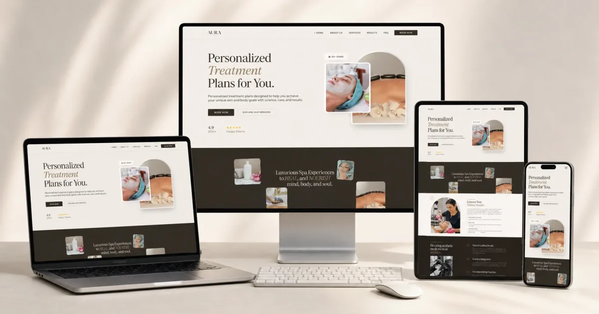 Maximize Patient Bookings with Med Spa Website Design