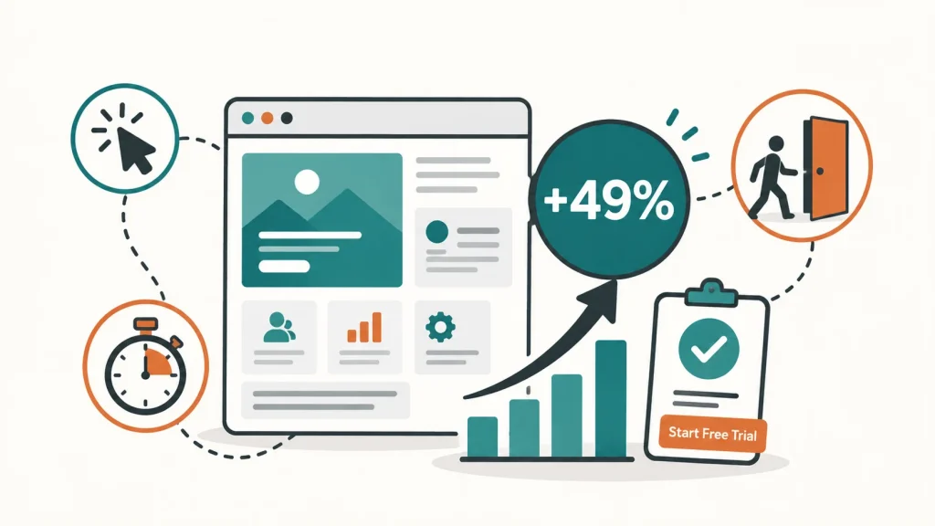 Homepage Redesign That Turns More Visitors Into Trial Users