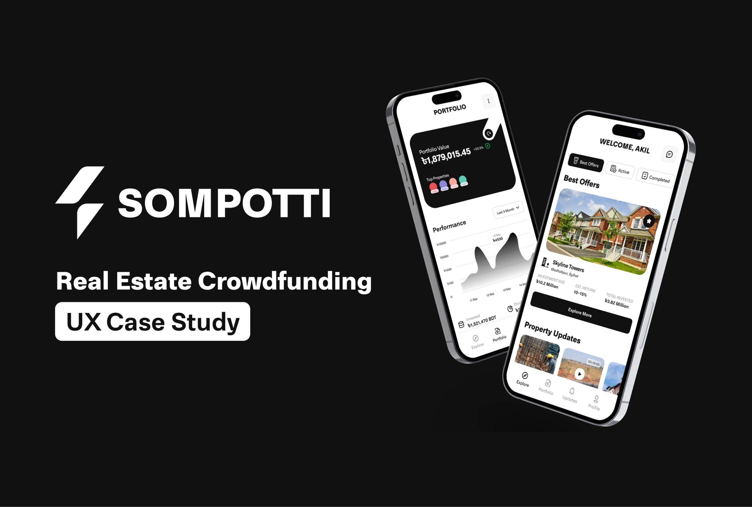 Sompotti Real Estate Crowdfunding UX Design Case Study